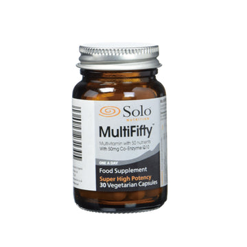 Solo Nutrition MultiFifty with Coenzyme Capsules, 50 mg, 30-Count