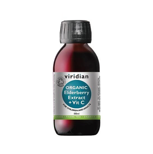 Viridian Organic Elderberry Extract & Vit C 100ml