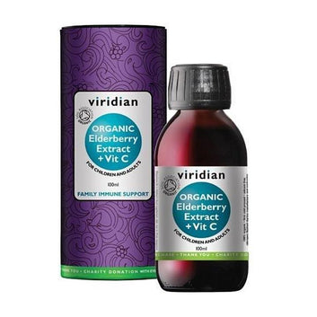 Viridian Organic Elderberry Extract & Vit C 100ml