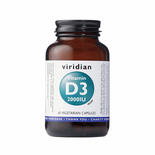 Vitamin D3 2000iu 60 capsules Viridian