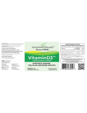 Vitamin D3 (4000 IU)